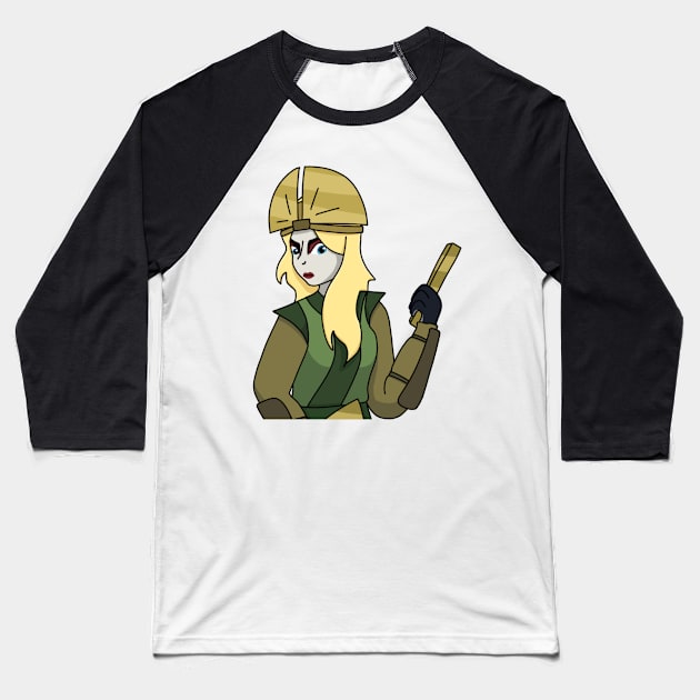 Rachel as Kyoshi Baseball T-Shirt by ceolsonart